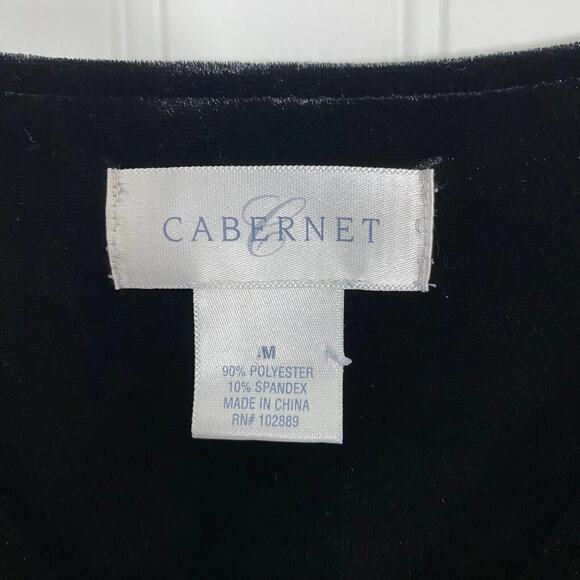 Cabernet Womens Velvet Maxi Dress Size M Grunge Vampy Witchy Whimsigoth Black - Picture 7 of 11